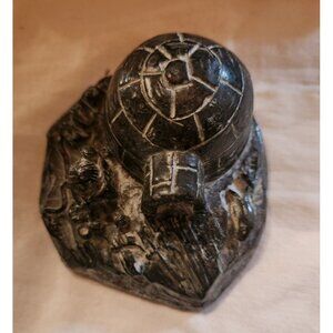 Handcrafted Wolf Originals Soapstone Igloo & Eskimo Sculpture